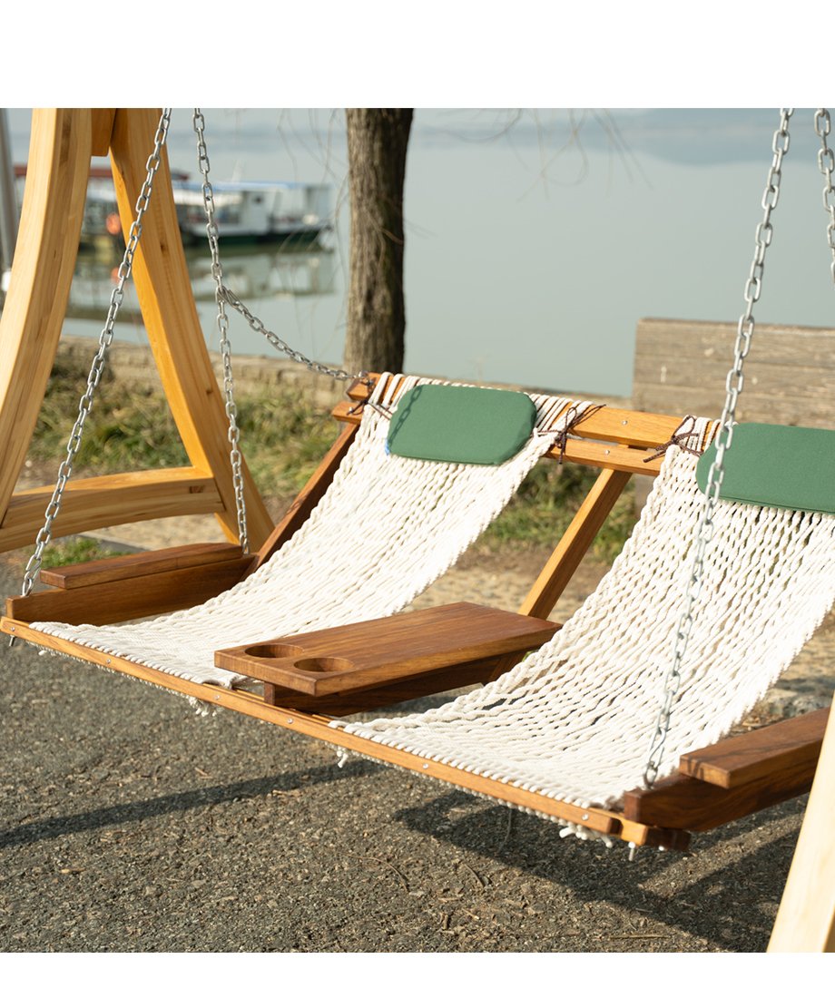 5 Feet Solid wood porch swing