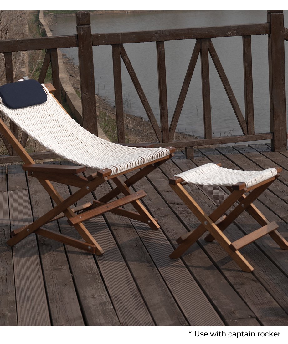 Rope Folding Footstool - Image 3